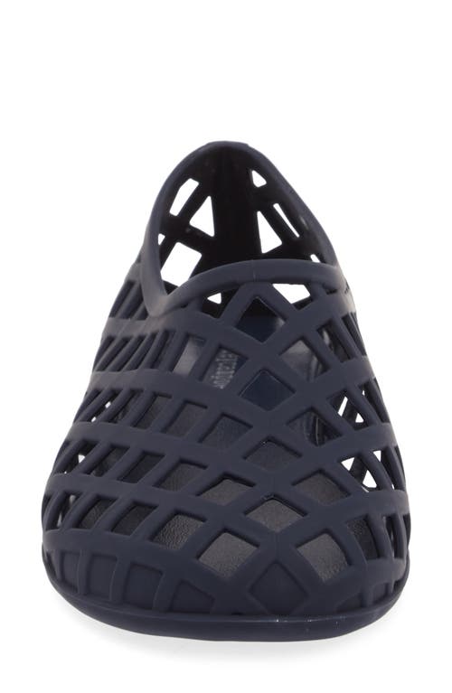 Jeffrey Campbell Jellz Slip-on In Navy Matte