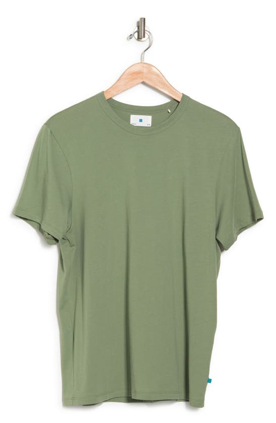 Jason Scott Linden Crewneck Shirt In Oil Green