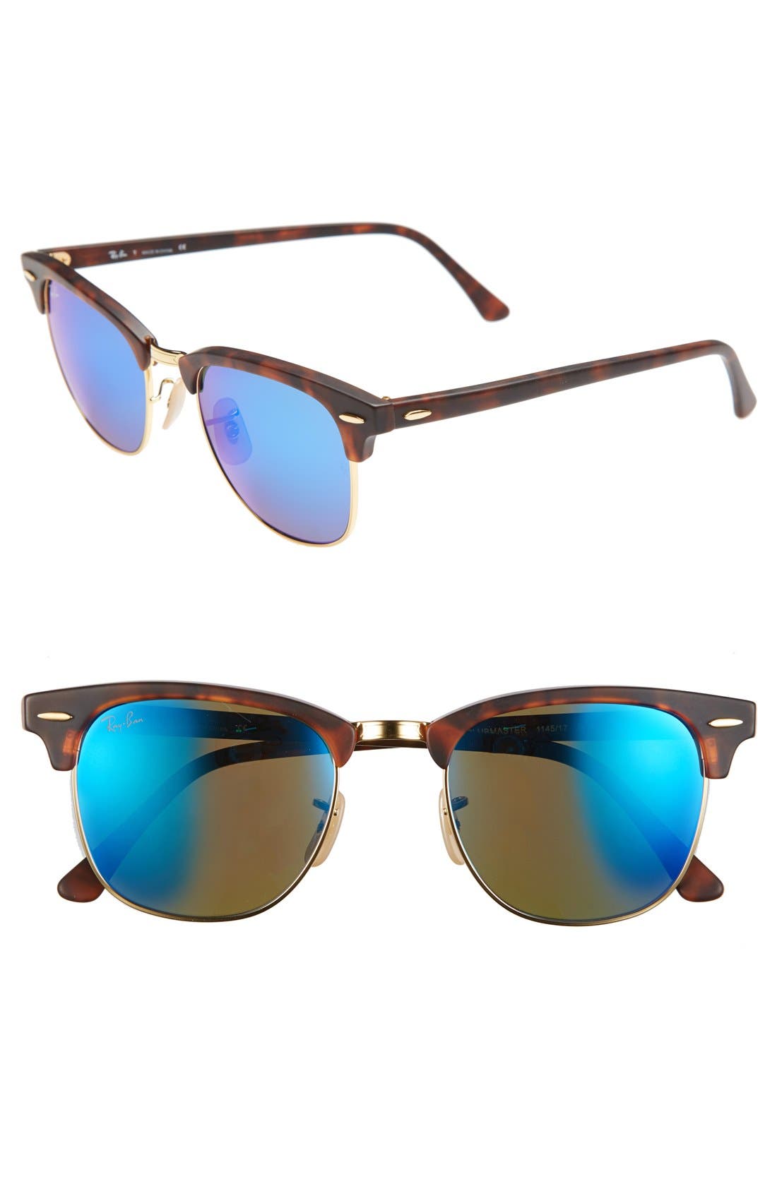 clubmaster sunglasses blue