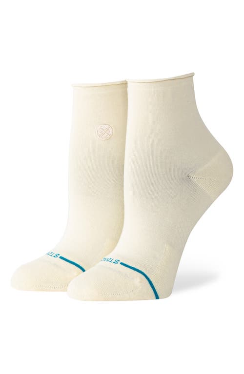 Stance Rollin' Quarter Crew Socks In Cream