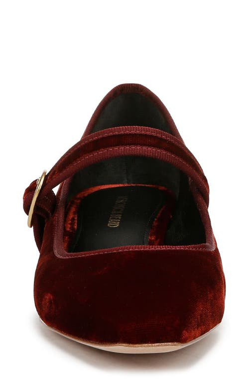 Shop Veronica Beard Cade Mary Jane Pump In Red Ochre