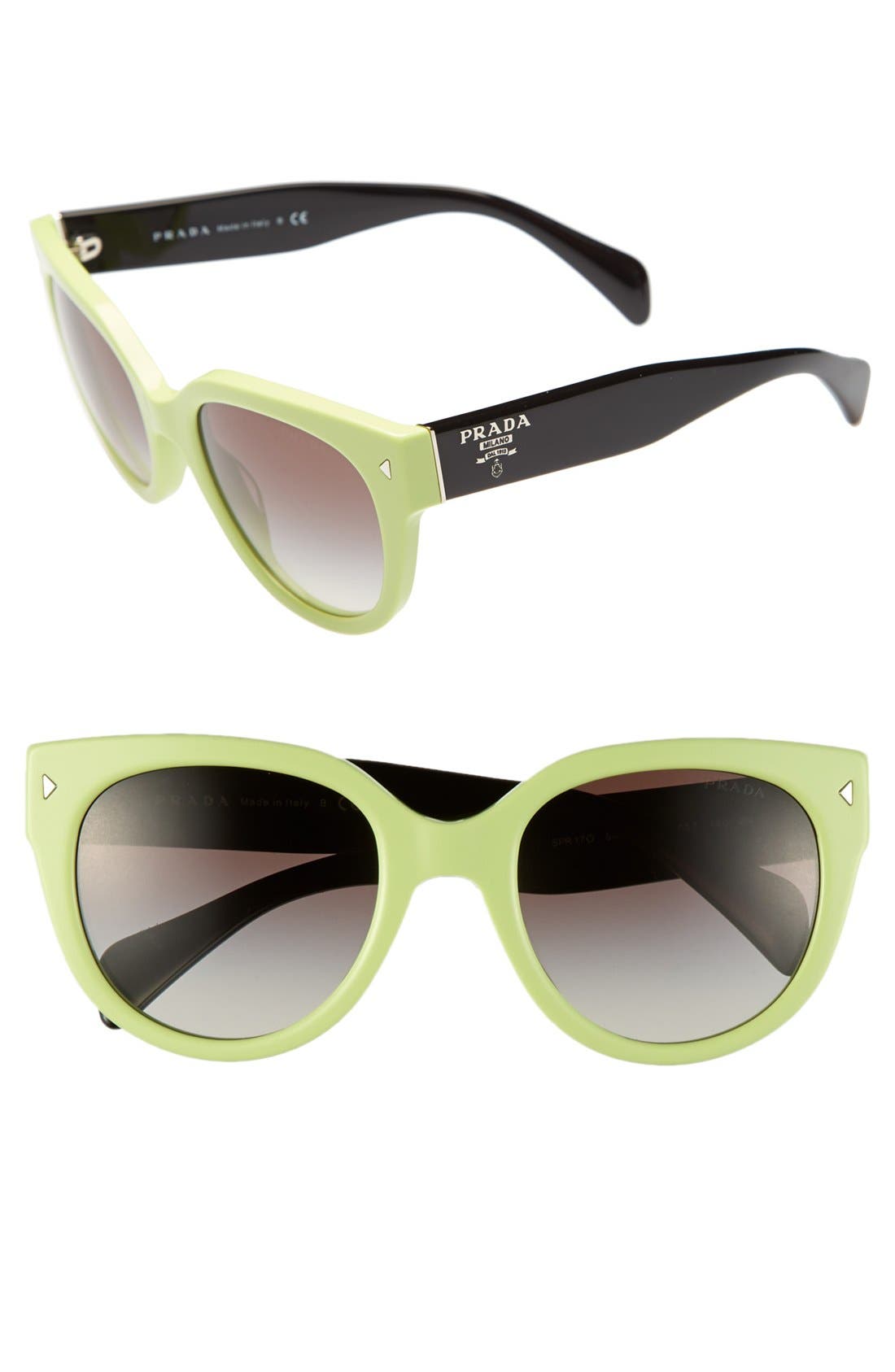 prada 54mm cat eye sunglasses