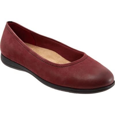 Trotters Darcey Skimmer Flat, Red
