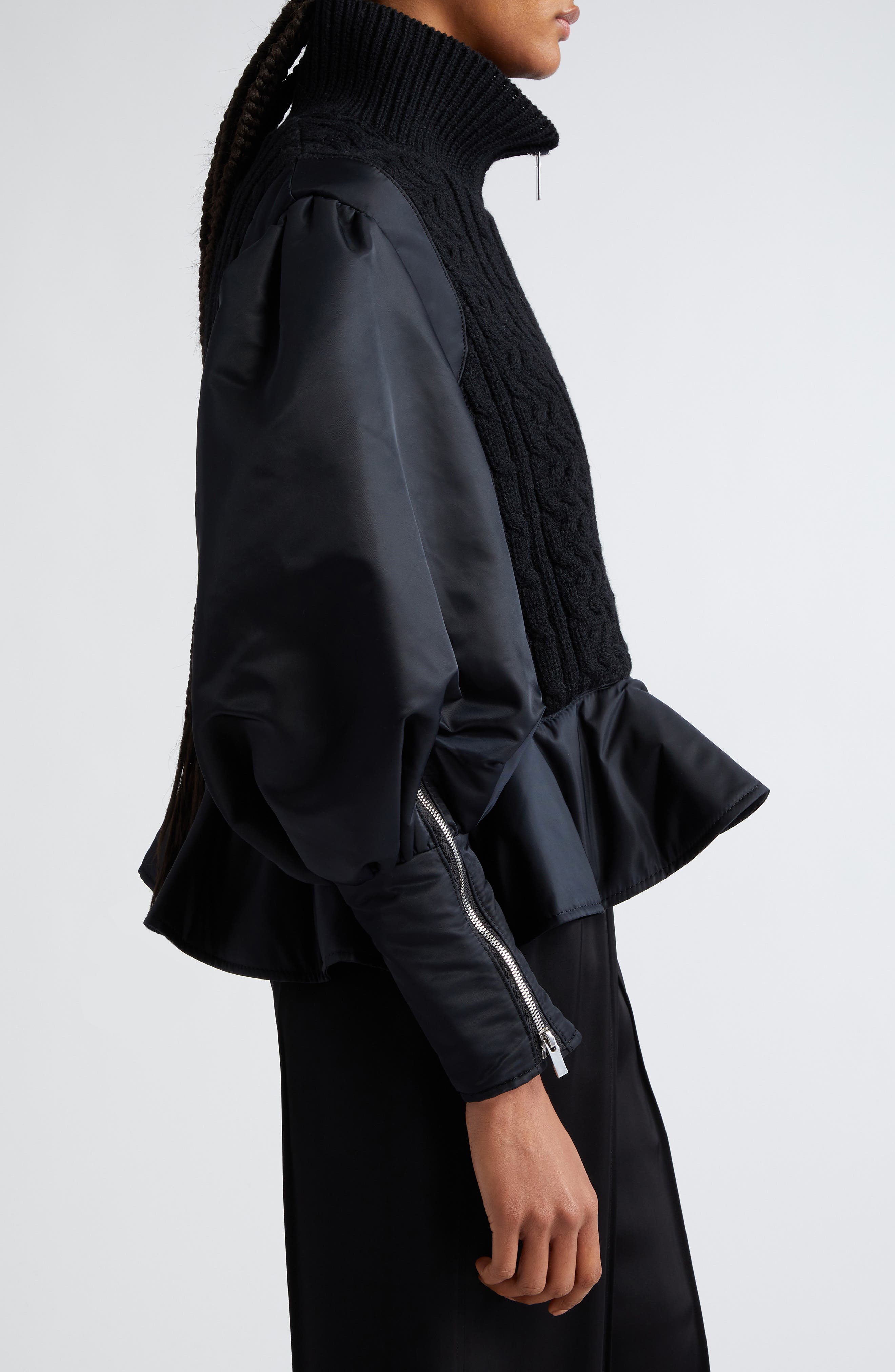 美品】 noir kei ninomiya / ノワールケイニノミヤ | AD2022 | ウール アジャスター ノーカラー ボレロ ジャ – KLD