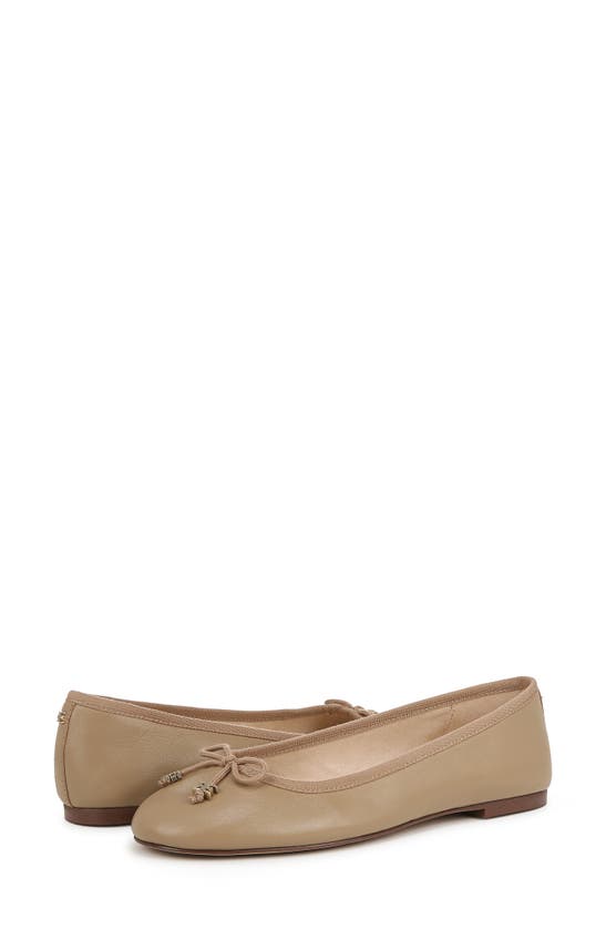 Shop Sam Edelman Flora Ballet Flat In Soft Beige