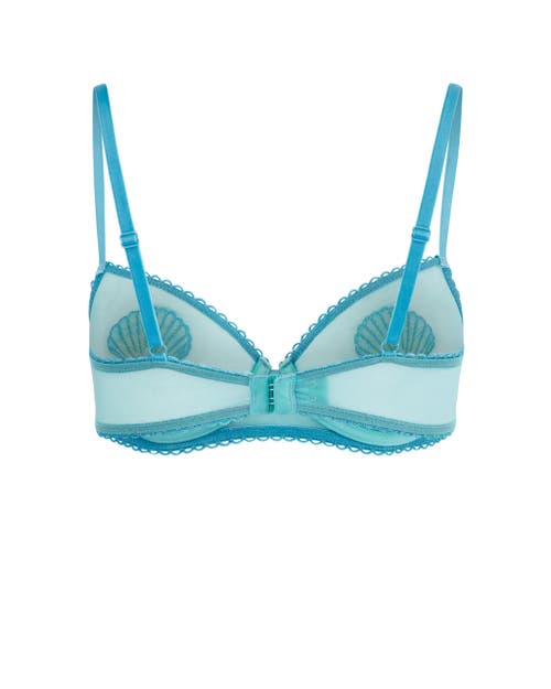Adore Me Alyshia Unlined Demi Bra In Novelty Blue