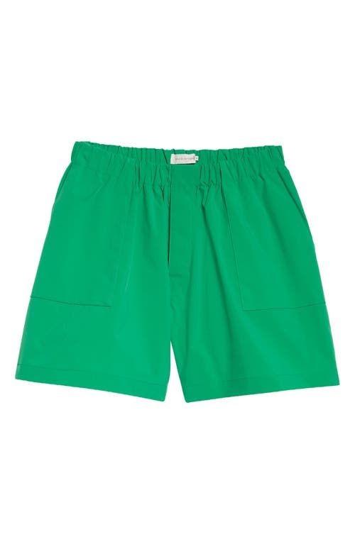 Mackintosh Relaxed Fit Water Repellent Plain Captain Shorts in Green
