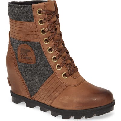 Sorel Lexie Wedge Boot, Brown