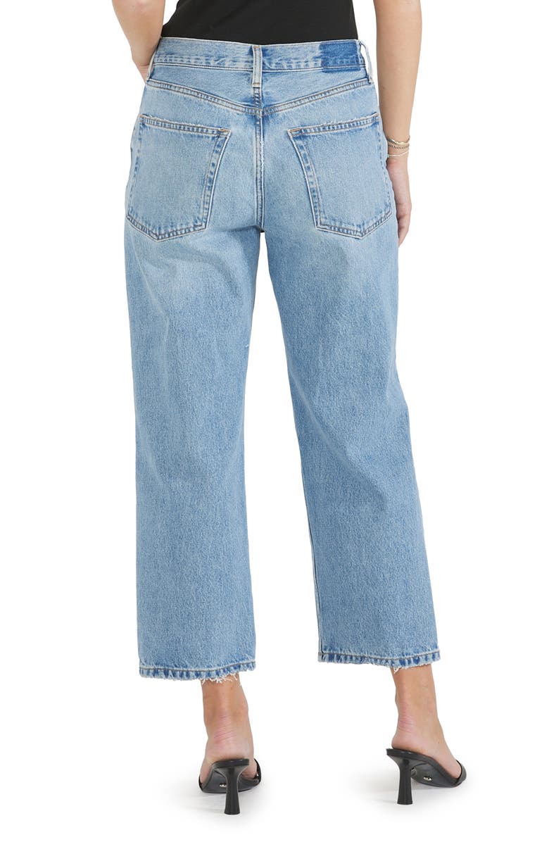 ÉTICA Altin Loose Fit Ripped Crop Boyfriend Jeans | Nordstrom