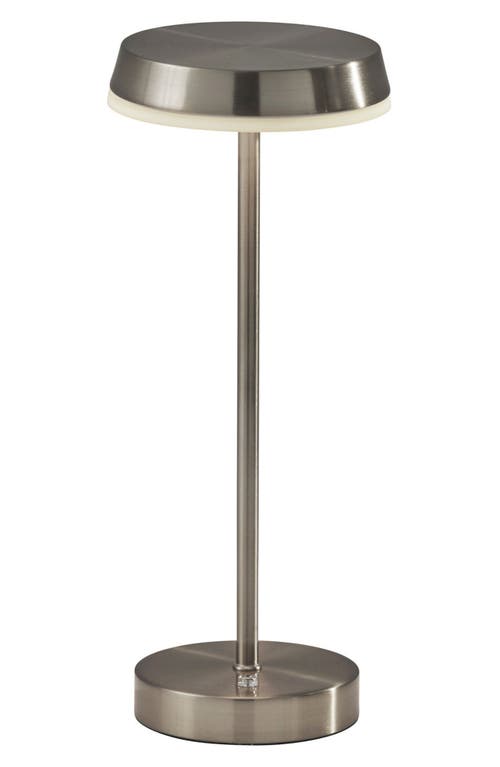 Adesso Lighting Tommy Cordless Led Lamp In Brushed Steel