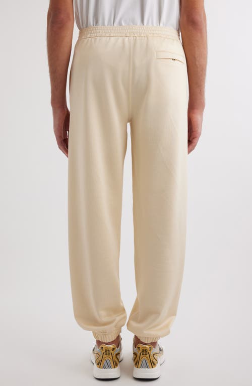 Shop Givenchy Simple Track Pants In Ivory