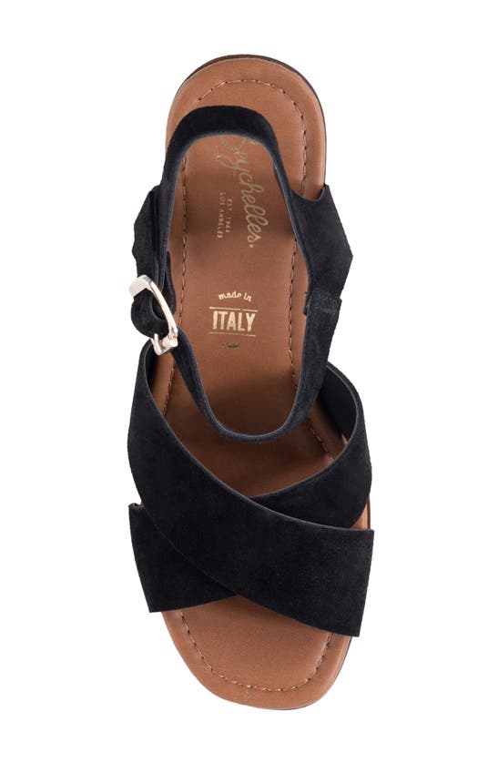 Seychelles Paloma Platform Wedge Sandal In Black