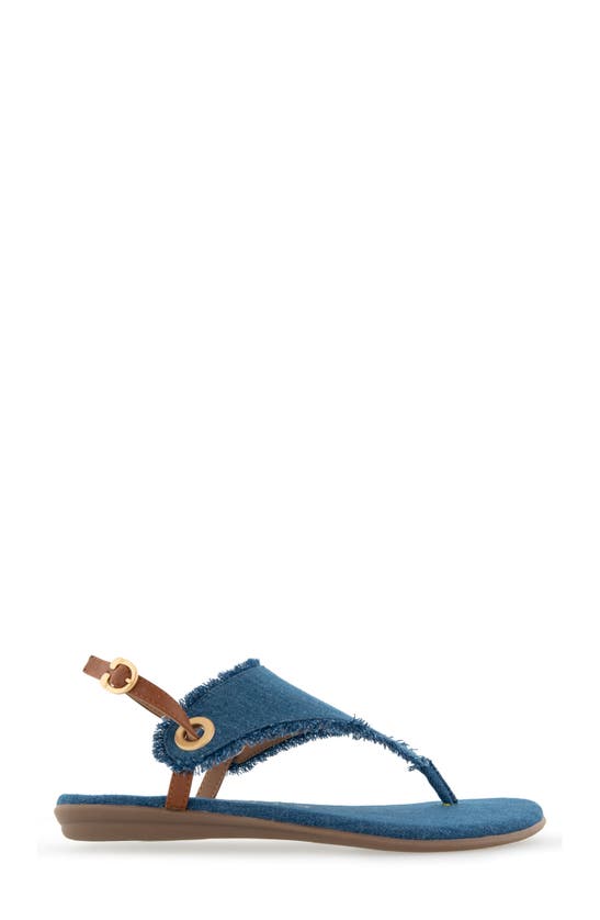 Shop Aerosoles Conclusion Slingback Sandal In Medium Blue Denim