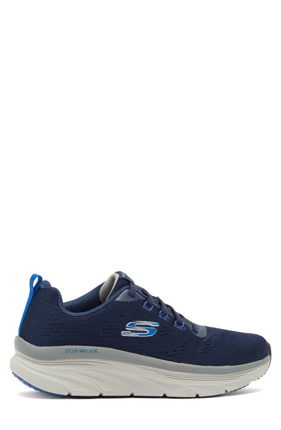 Skechers D'lux Walker Commuter Slip-on Sneaker In Navy/ Grey | ModeSens