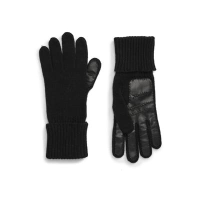 Nordstrom Signature Leather Palm Cashmere Gloves