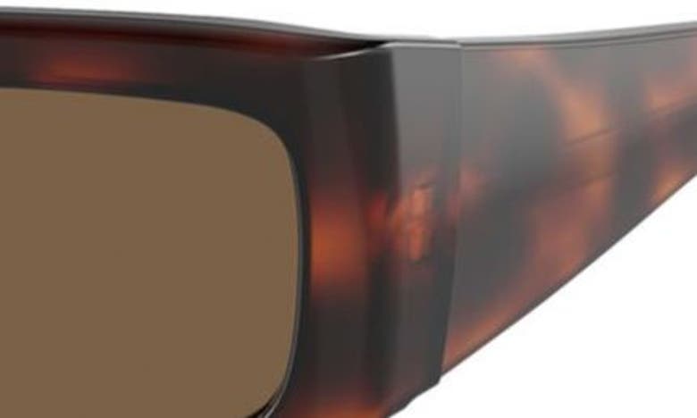 Oliver Peoples X Khaite 1979c 56mm Rectangular Sunglasses In Brown