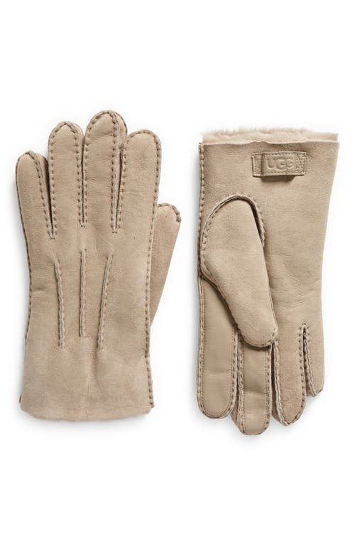 UGG(r) Genuine Shearling Tech Gloves in Putty