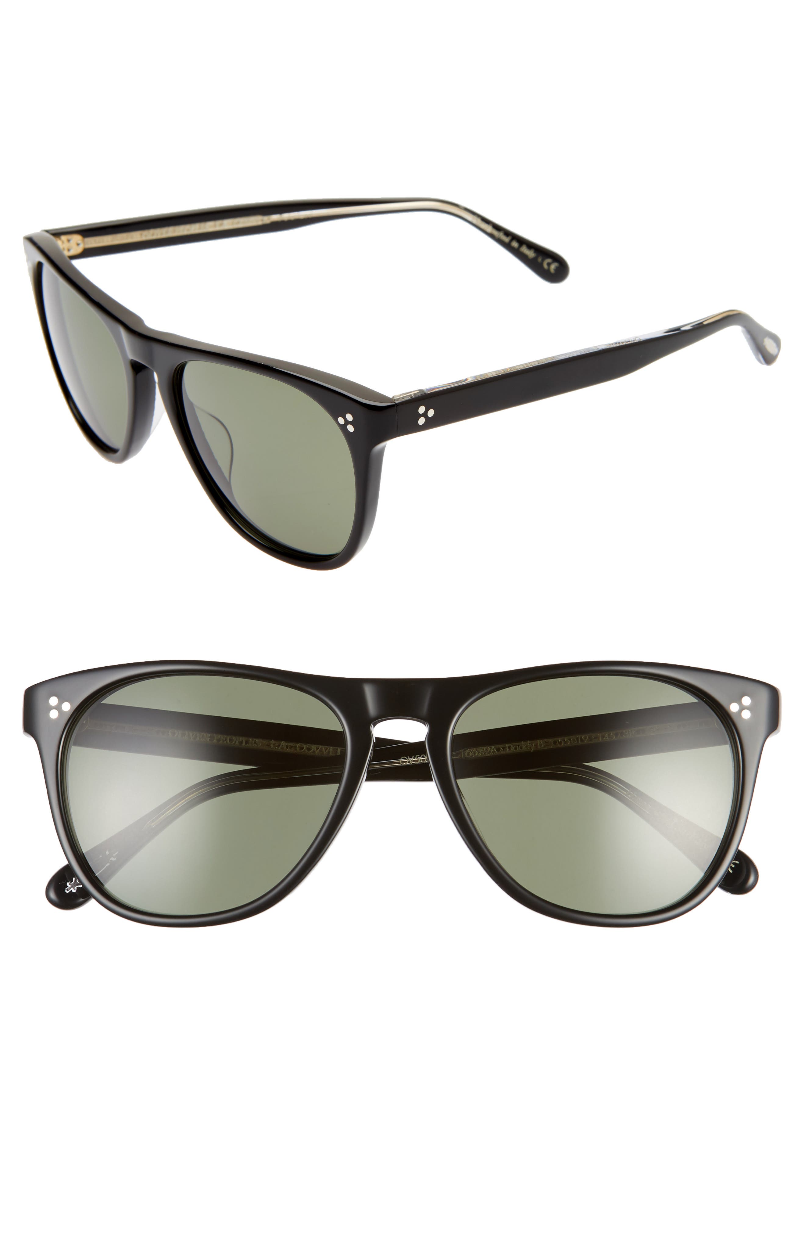 OLIVER PEOPLES DADDY B. 55MM POLARIZED RETRO SUNGLASSES