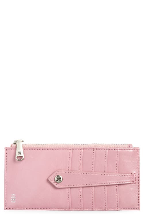 Shop Hobo Linn Leather Wallet In Lilac Rose