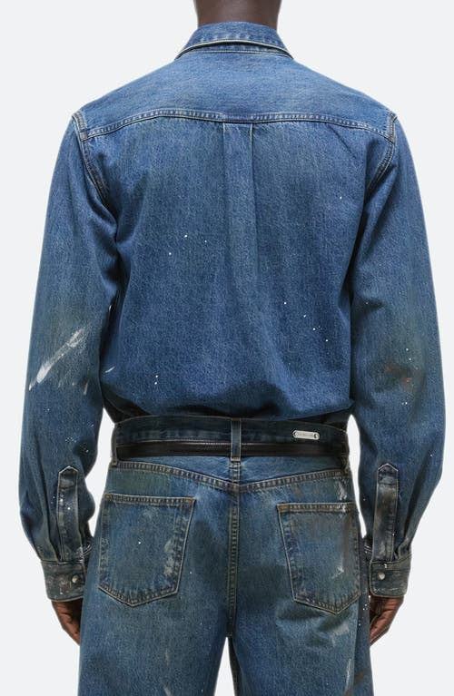 HELMUT LANG HELMUT LANG PAINTED DENIM SHIRT 