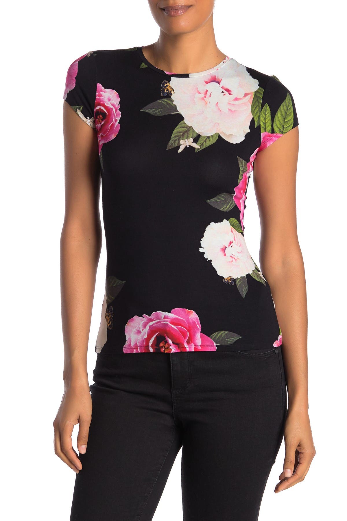 Ted Baker Alanyo Magnificent Floral Fitted T-shirt