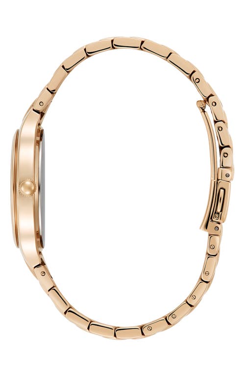 Olivia Burton Women's Lea Rose Gold-tone Stainless Steel Watch 34mm In Carnation Gold