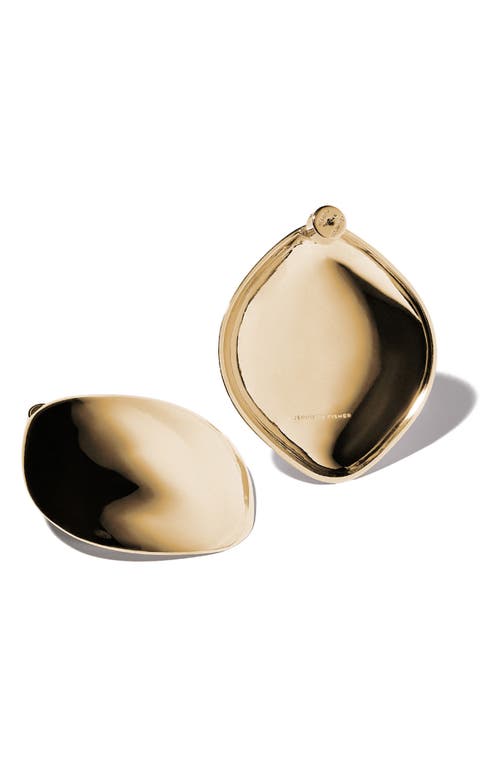 Jennifer Fisher Puffy Cushion 10kt Gold-plated Earrings In Gold