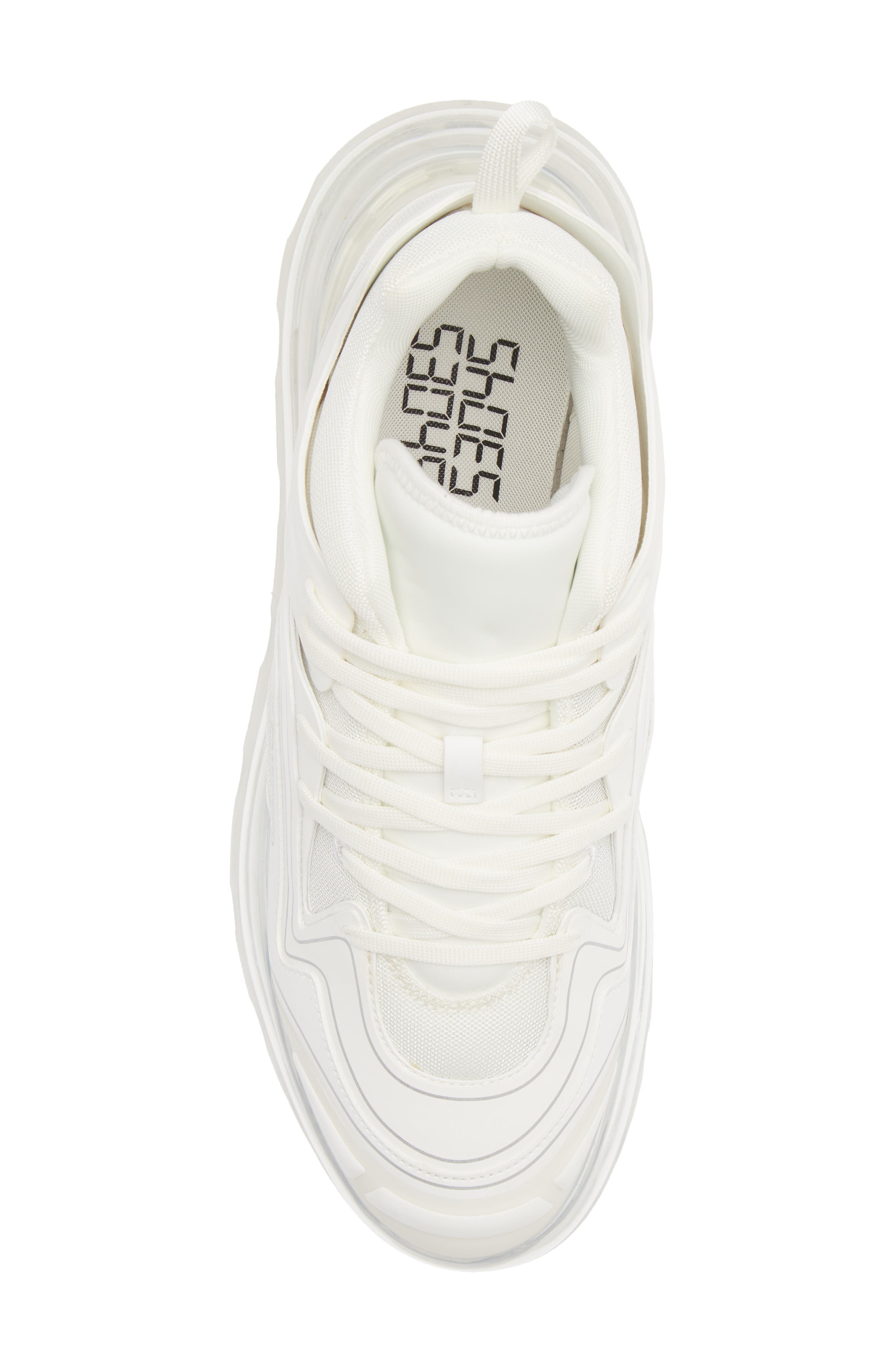 SHOES 53045 Bump'Air Platform Sneaker in White | Smart Closet