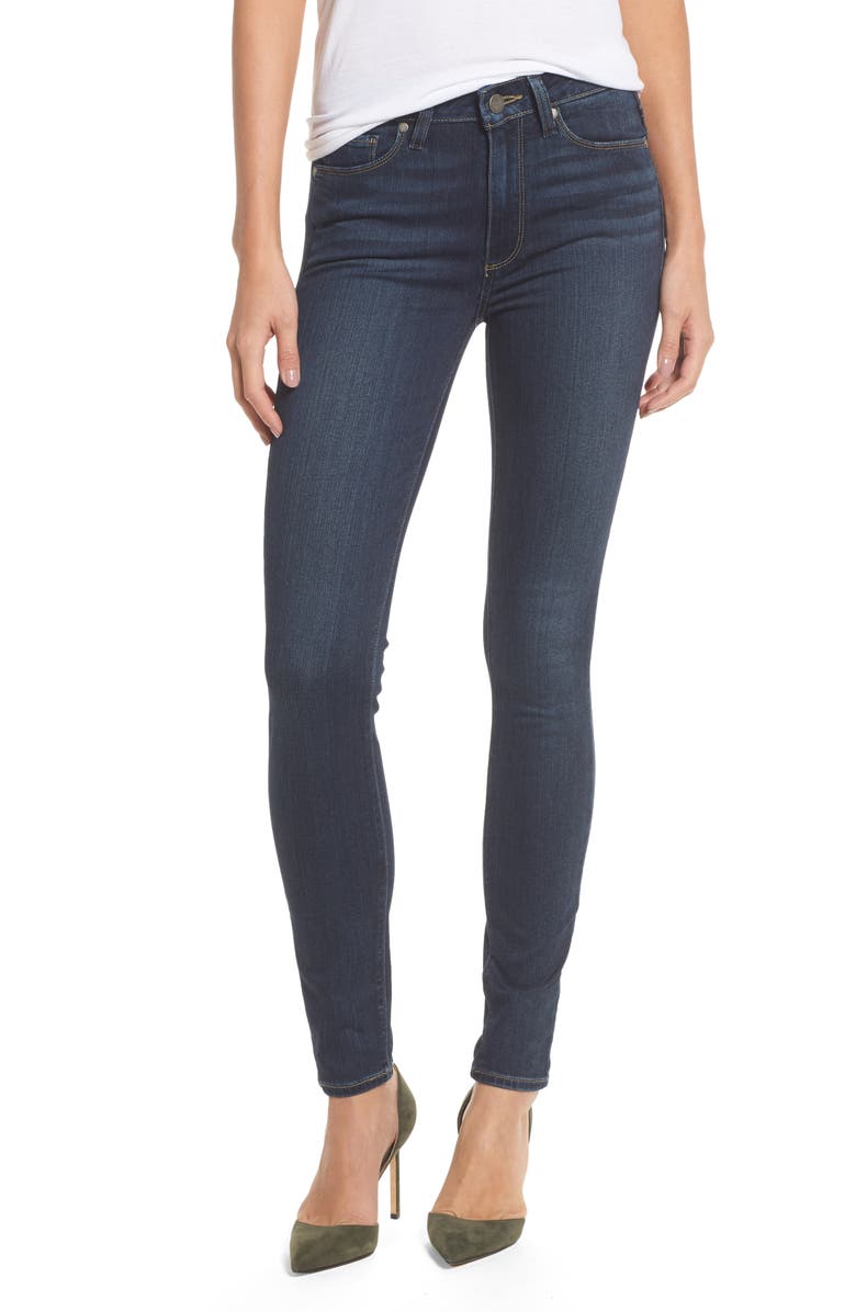 Paige Transcend Hoxton High Waist Ultra Skinny Jeans Nottingham Nordstrom