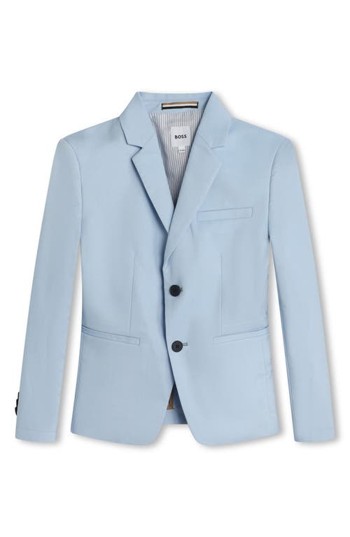 BOSS Kidswear Kids' Suit Jacket Pale Blue at Nordstrom,