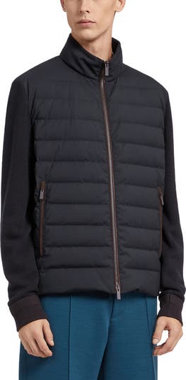 ZEGNA Trofeo™ Elements Wool & Cotton Hybrid Down Jacket