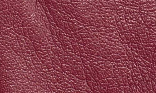 Marcus Adler Faux Leather Gloves In Burgundy