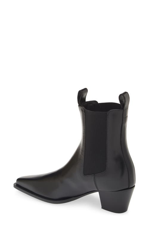 Shop Totême Toteme City Chelsea Boot In Black