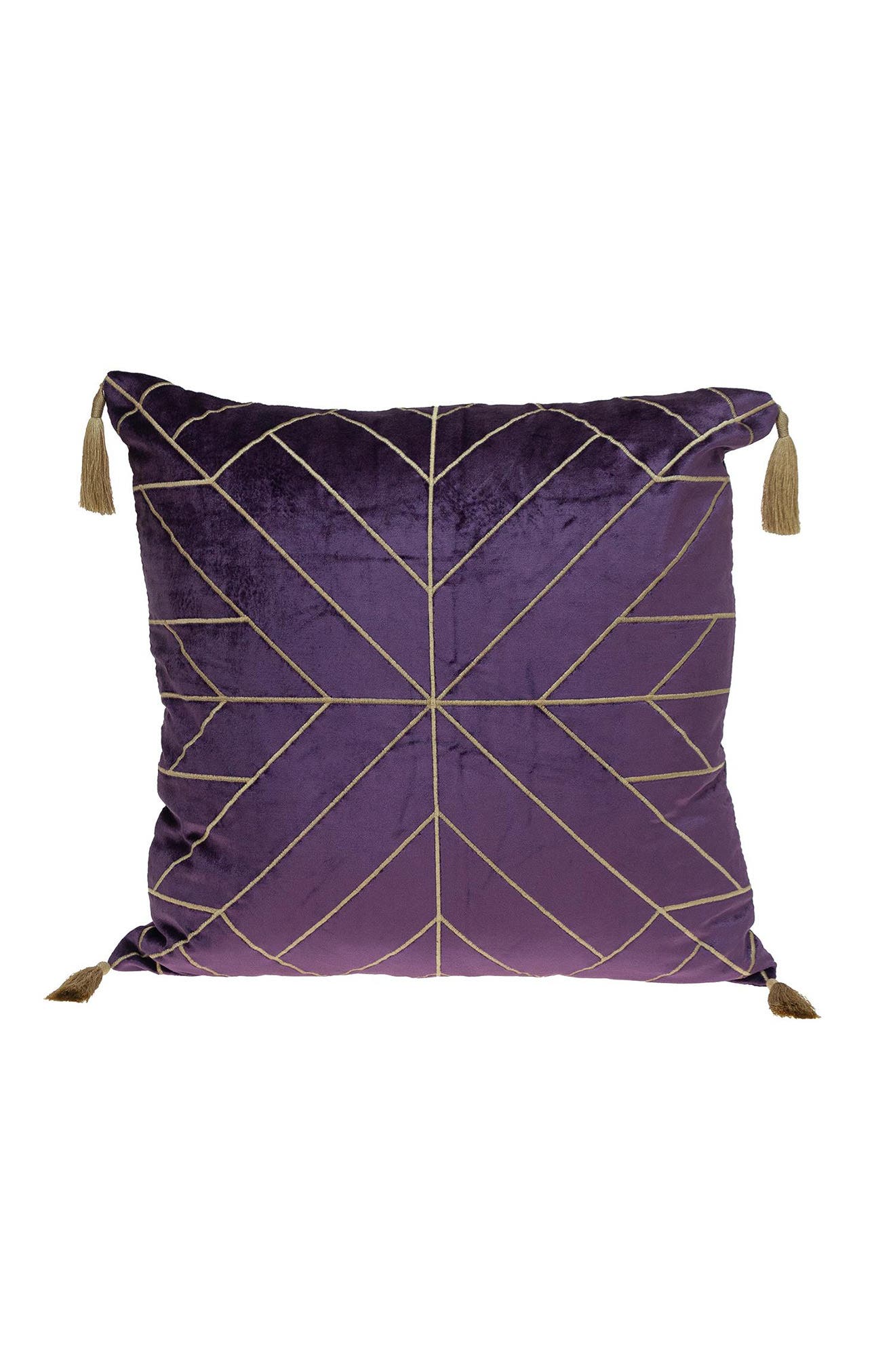 deep purple throw pillows