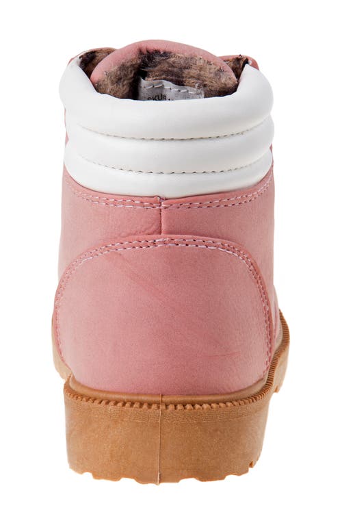 Rugged Bear Colorblock Hiker Boot In Pink
