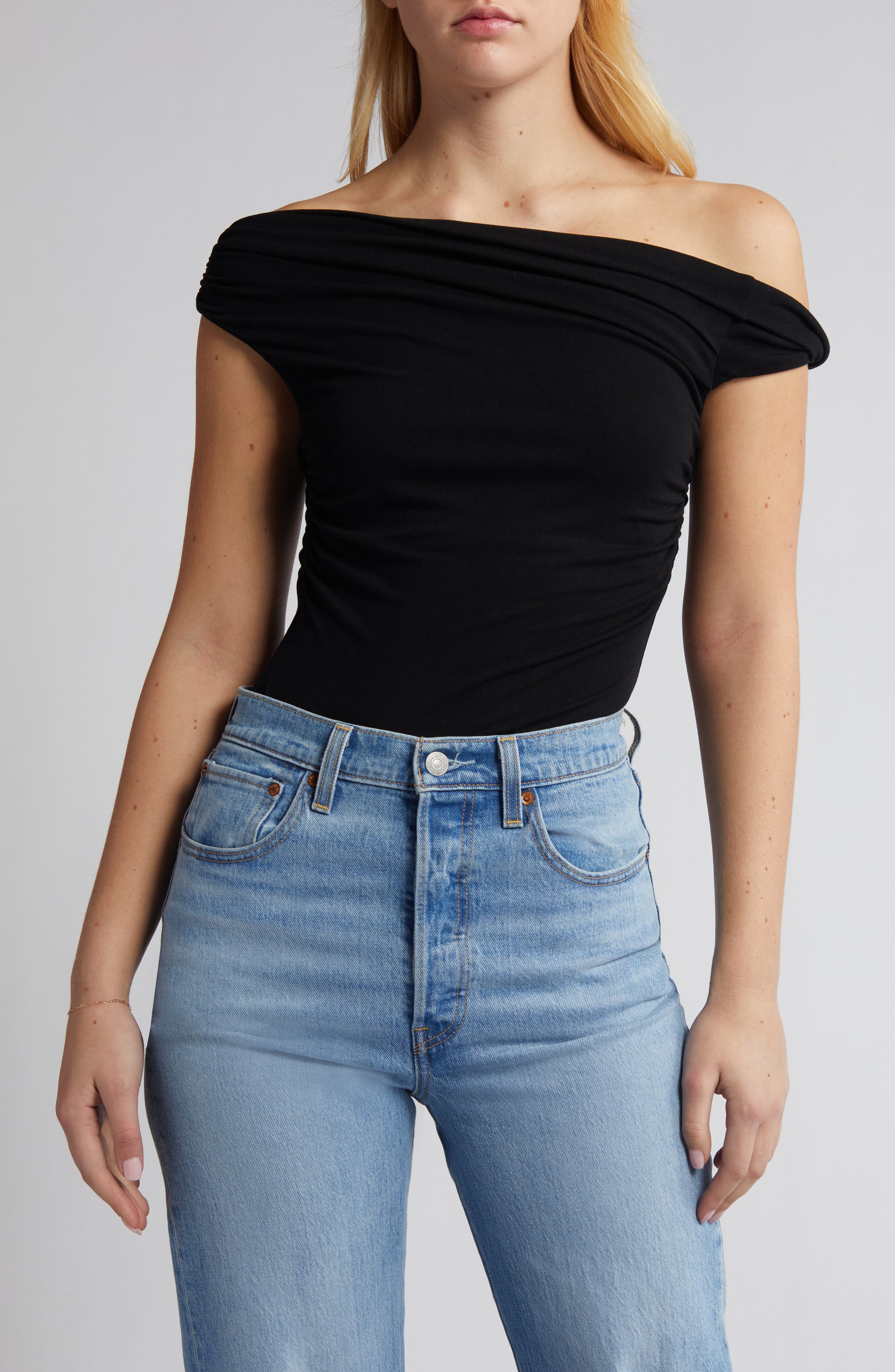 nordstrom one shoulder top