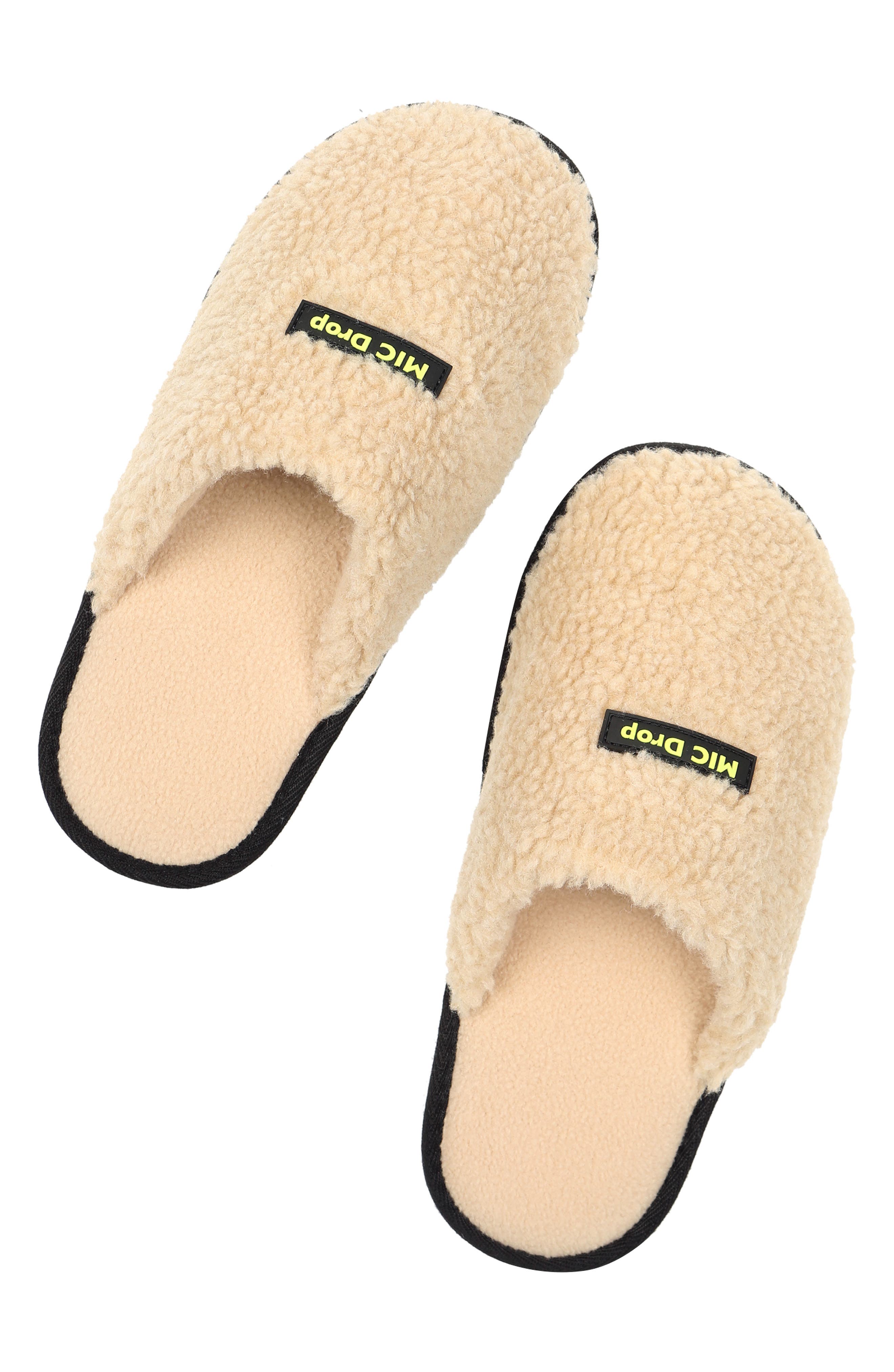 'MIC Drop' Fleece Slipper