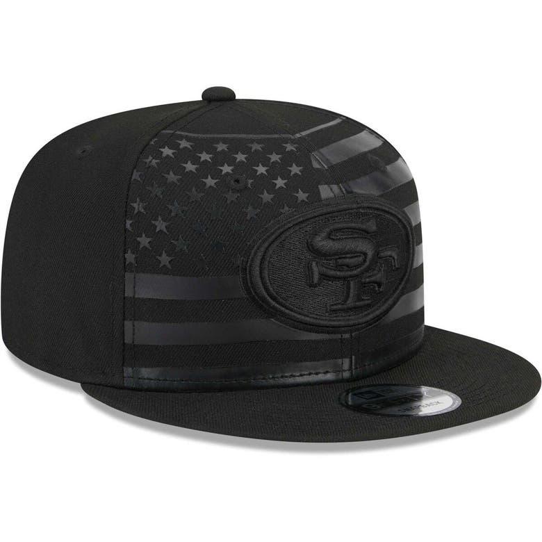 San Francisco 49ers New Era Independent 9FIFTY Snapback Hat - Black