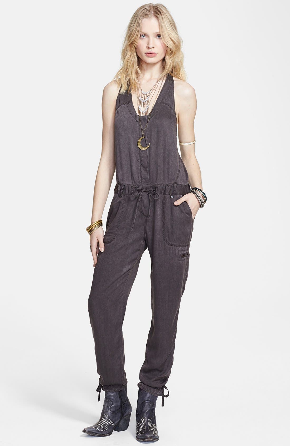 Free People Utilitarian Drawstring Jumpsuit Nordstrom