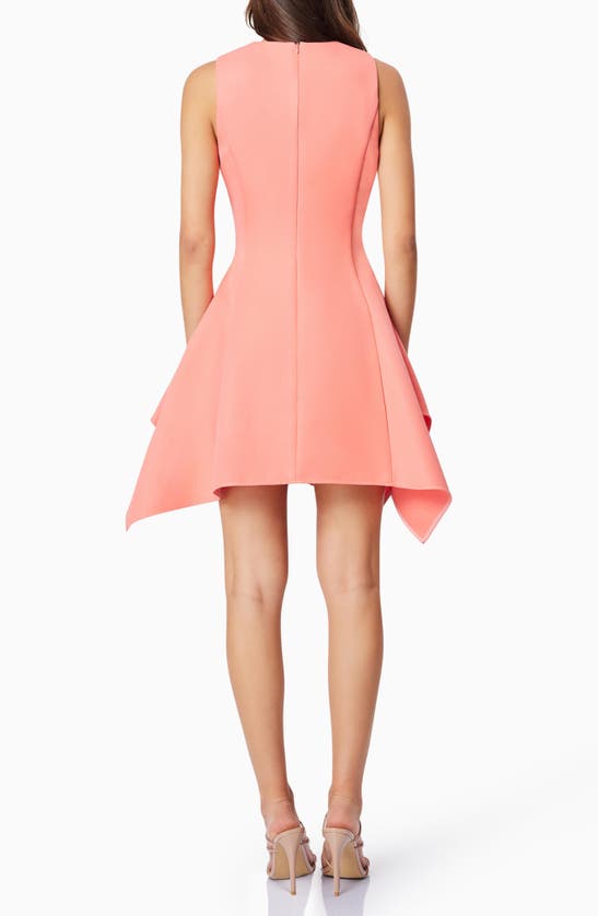 Shop Elliatt Brianite Fit & Flare Minidress In Coral