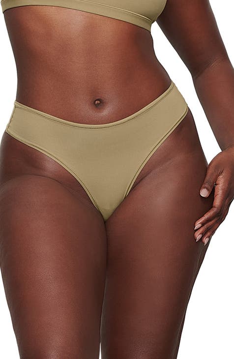 Women's Luxury Underwear - 6 Pack Microfiber Thong Panties (S-XXL)