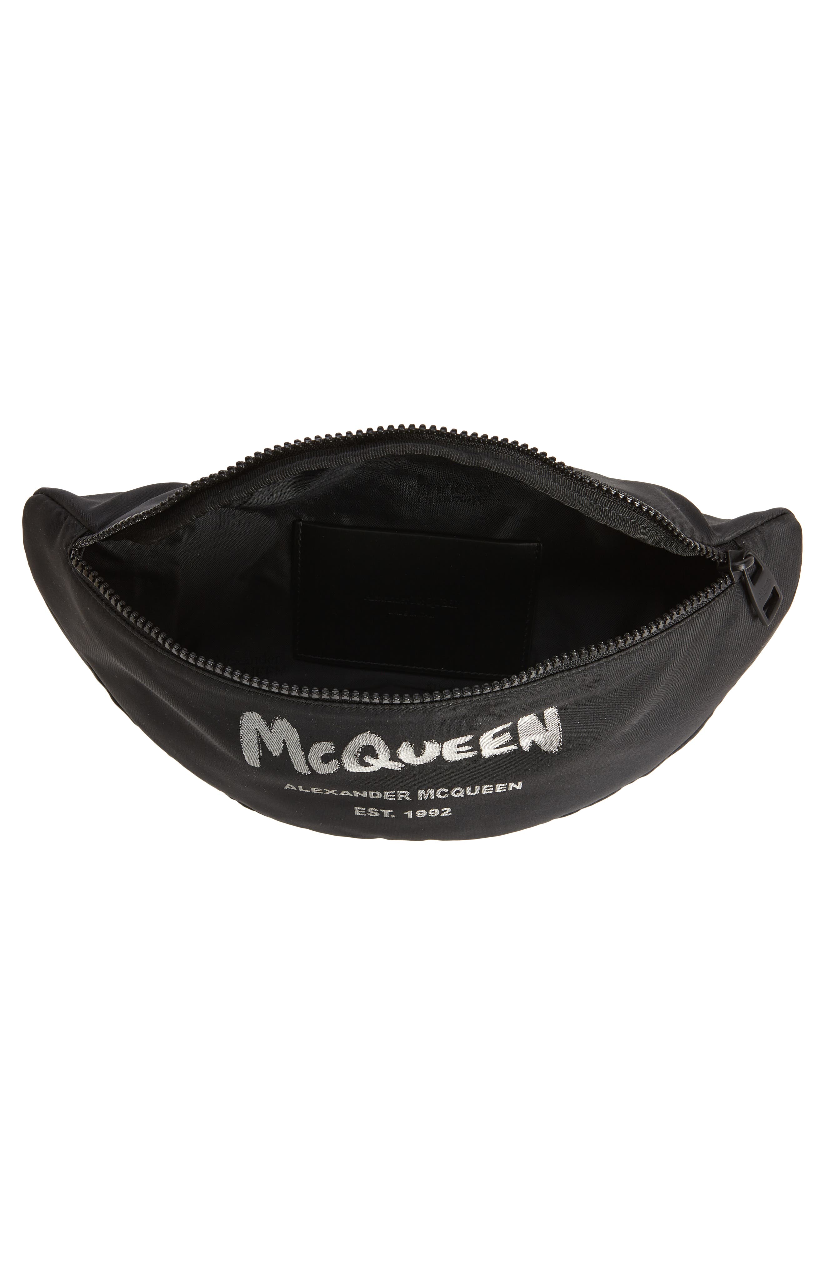 Mens Bags Belt Bags waist bags and bumbags Alexander McQueen Belt Bag With Logo in Black for Men 