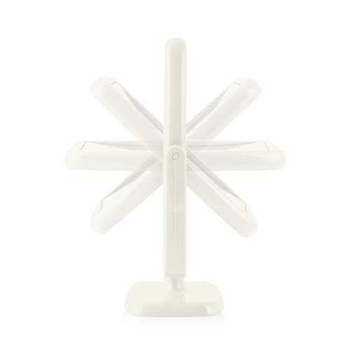 Zadro Geo Makeup Mirror With Magnification In Egret