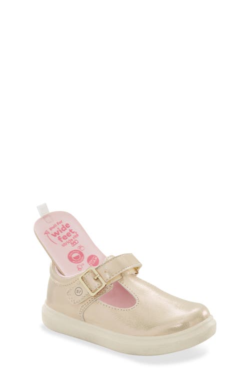Stride Rite Kids' Rena Mary Jane Flat In Champagne