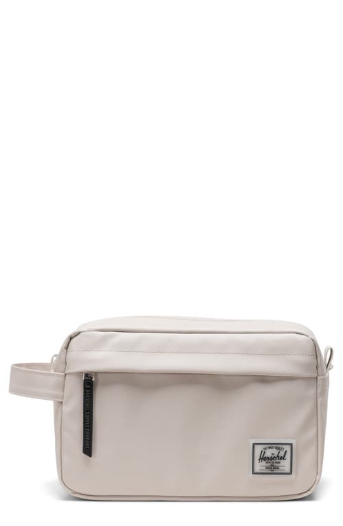 Chapter Water Resistant Recycled Polyester Dopp Kit in Moonbeam Tonal