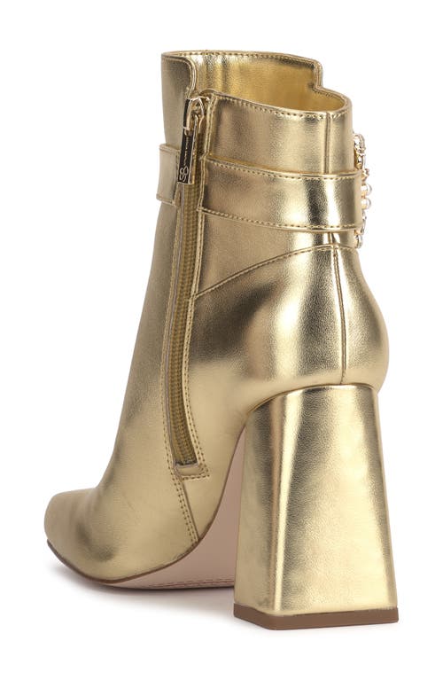Jessica Simpson Luminna Bootie In Gold