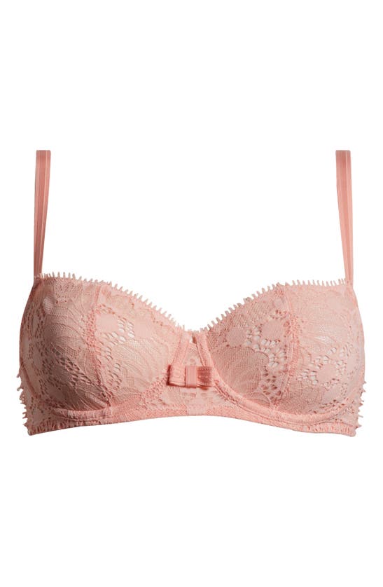 Shop Chantelle Lingerie Day To Night Underwire Demi Bra In Candlelight Peach