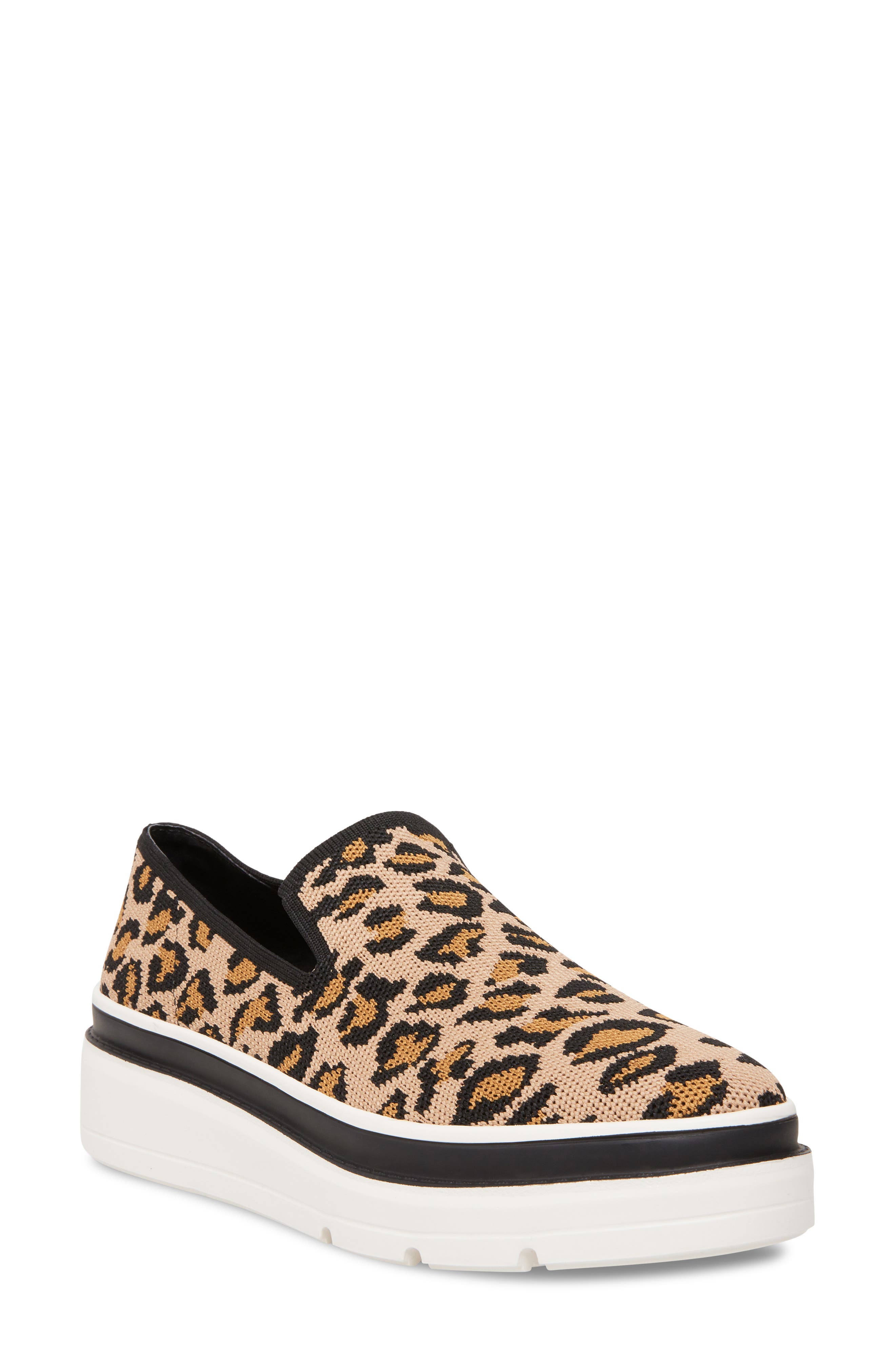 leopard slip on shoes