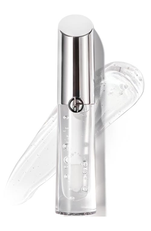 ARMANI beauty Prisma Glass High Shine Lip Gloss in 01 Clear Shine at Nordstrom