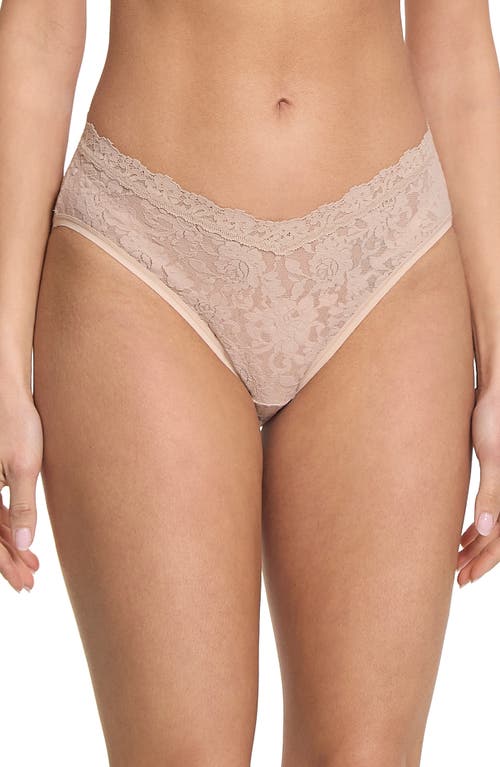 Hanky Panky V-front High Cut Thong In Chai